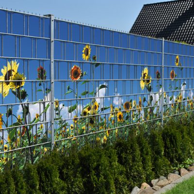 Sichtschutzstreifen Sonnenblumen